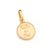 Medalha rommanel frente e verso mãe de pet folheada a ouro Cód. 542388