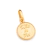 Medalha rommanel frente e verso mãe de pet folheada a ouro Cód. 542388