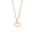 Pingente rommanel coracao vazado amor folheado a ouro Cód. 542262 - comprar online