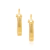 Argola rommanel lisa infantil folheada a ouro - comprar online