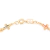 Pulseira Rommanel folheada a ouro formada por fio de cruzes - tam.16 551534 - comprar online