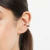 Piercing de pressão rommanel folheado a ouro com zircônias Branco Cód. 526802 na internet