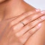 Anel Rommanel skinny ring folheado a ouro com coração - Rommanel loja Virtual 