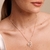 Gargantilha rommanel folheada a ouro com pérolas e zircônia Branco com perola - comprar online