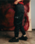 Jogger Basic Cargo Gabardina Black