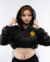 Anorak Smile Crop Black