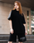 Remera Overise Basic Black Lisa