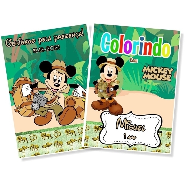 Kit 30 Livrinhos de Colorir P/ Anivesário Vários Temas