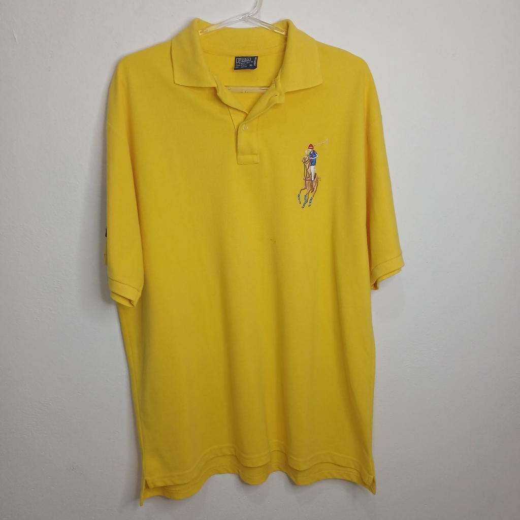 Camisa Polo Ralph Lauren Brasil Amarela - Compre Agora