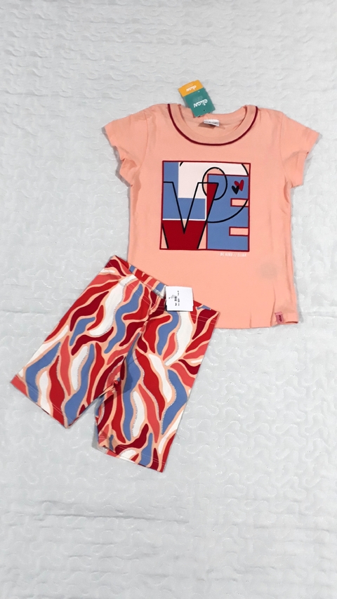 Conjunto Blusa e Short Elian Juvenil Menina Verão Fierce Girl 10