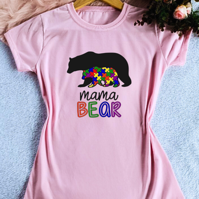 Maglietta Da Donna Autismo Con Pezzo Di Puzzle – T-shirt Girocollo In Cotone Morbido Per La Consapevolezza Dell'autismo. Regalo Significativo Per Il Mese Della Sensibilizzazione. Vestibilità Comoda, Taglie Dalla S Alla XXL.