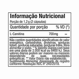 Resultado de imagem para L CARNITINA 350 MG 60 CAPS FITOWAY LABS