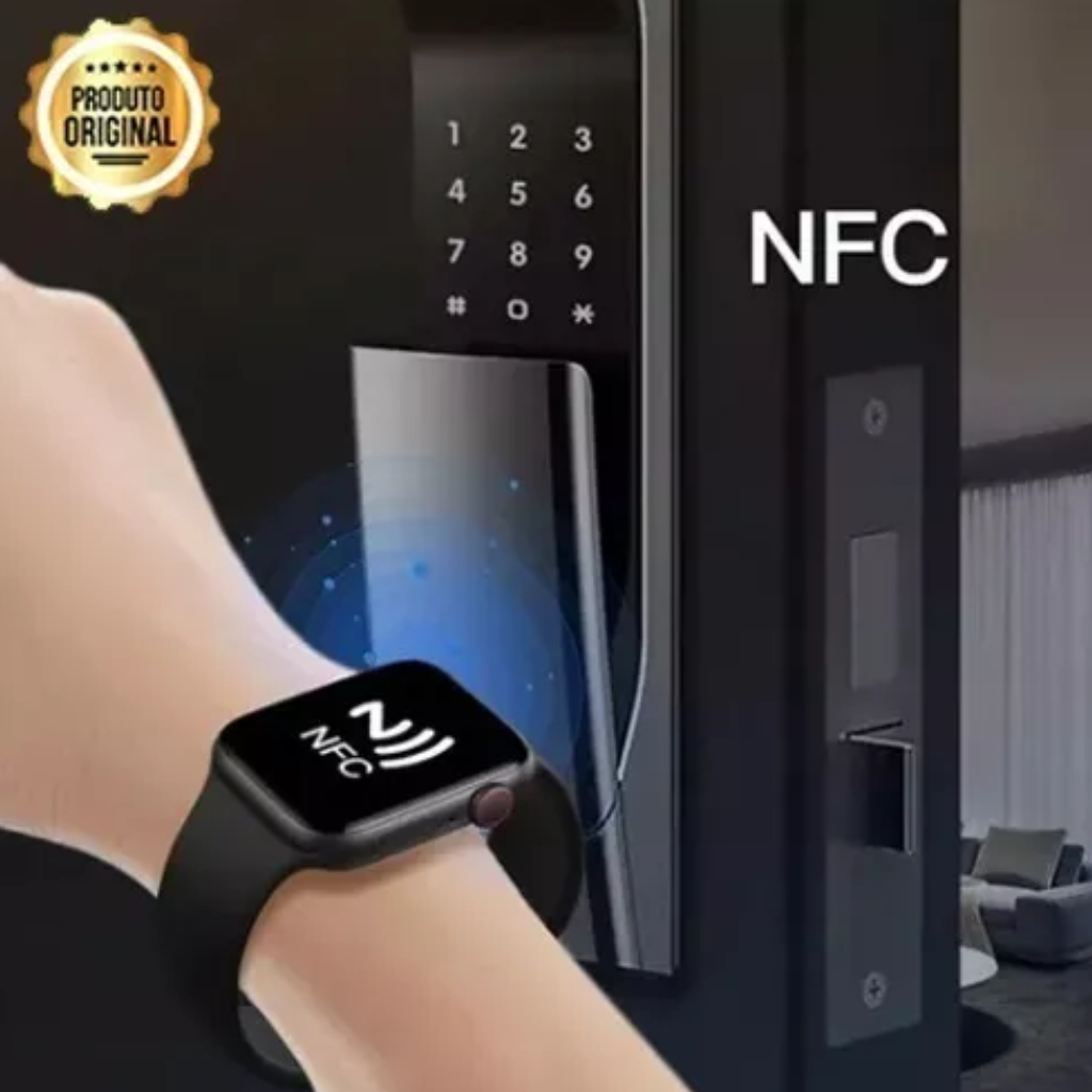 Relógio Inteligente Pro Smart Watch 9 Comando De Voz Nfc Top