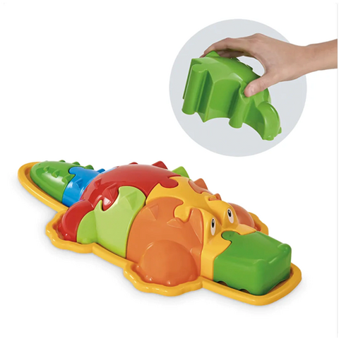 Kit Jogo Infantil Quebra Cabeça Dinossauro Rex+jacaré Boca De Dentista -  Carrefour