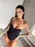 Imagem do Body Alok - Com Bojo e Detalhes Em Strass - Preto