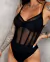 Body Reality - Alcinha Com Barbatanas e Detalhe no Busto - Preto
