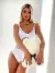 Body Reality - Alcinha Com Barbatanas e Detalhe no Busto - Branco - comprar online