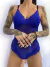 Body Donatela - Renda Elegance - Azul Bic - comprar online