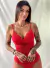 Body Donatela - Renda Elegance - Vermelho - Soe Le Marché