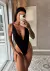 Body Ibiza - Decote Cavado Ousado - Preto na internet