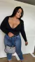 Body Londres - Manga Longa Decote Cavado - Pluss - comprar online