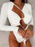 Body Miss - Manga Longa com Recortes - Off White - Soe Le Marché