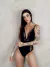 Body Mojito - Alcinha com Faixa na cintura e Detalhes em Tule - Preto - comprar online