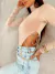Body Richie - Cavado Com Correntes Douradas na Lateral - Nude
