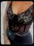 Imagem do Body Shine - Tule com Aro e Barbatanas - Preto
