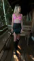 Body Sugar - Em Tule Detalhes em Pink e Laranja Neon - loja online