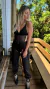 Body X - Alcinha em Tule Com Detalhe em Faixas - Preto - Soe Le Marché