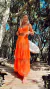 Conjunto Shades - Cropped + Saia Longa - Laranja Neon na internet