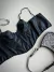 Cropped Corselet Kiss - Alcinha com Aro e Barbatanas em Couro P.U. - Preto