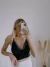 Cropped Brut - Alcinha com o Cós Largo - Preto