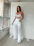 Calça Champagne - Cintura Alta Pantalona - Paêtes Prata - loja online