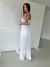 Calça Champagne - Cintura Alta Pantalona - Paêtes Prata na internet