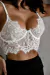 Cropped Isabel - Alcinha com Aro com Recorte nas Costas - Branco - comprar online