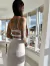 Cropped Isabel - Alcinha com Aro com Recorte nas Costas - Branco - loja online
