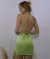 Vestido Chantal - Tecido Acetinado com Decote Drapeado - Verde na internet