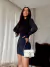 Vestido Melanie - Manga Longa com Recorte nas Costas - Preto na internet