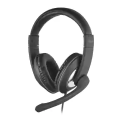 Teclado y Mouse/Cámara Web/Auricular c/Cable TRUST Qoby Negro - comprar online