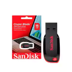 Pen Drive SANDISK Cruzer Blade 16GB USB 2.0 Tipo A Negro en internet