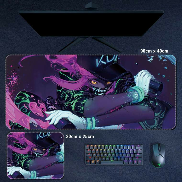 Mousepad League of Legends Illaoi A Sacerdotista Cráquem