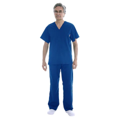 Ambo Escote V Unisex de Color - tienda online