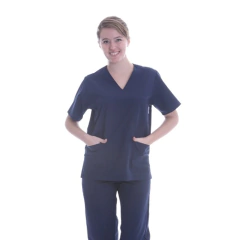 Ambo Escote V Unisex de Color - Suedy Uniformes
