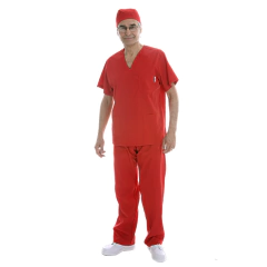 Ambo Escote V Unisex de Color - Suedy Uniformes