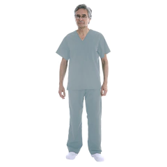 Ambo Escote V Unisex de Color - comprar online