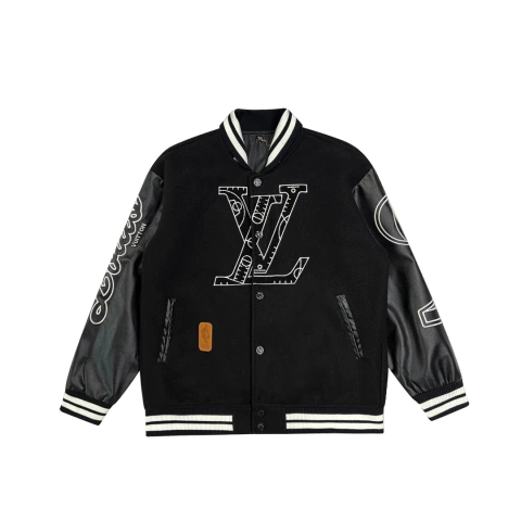 Louis Vuitton x NBA Leather Basketball Jacket - (cópia)