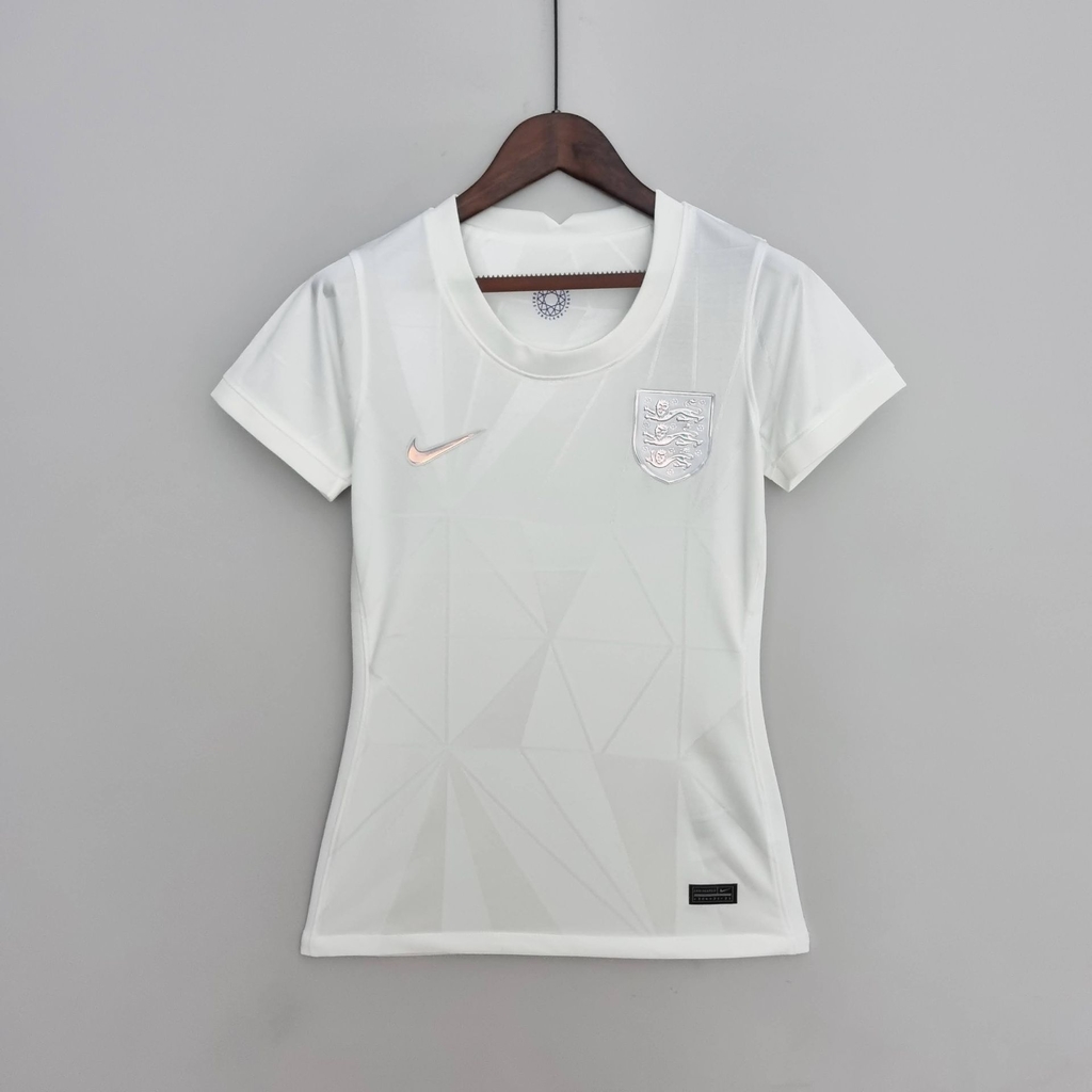 Camisa Inglaterra I 2023 Feminina disponível no Espaço dos Mantos