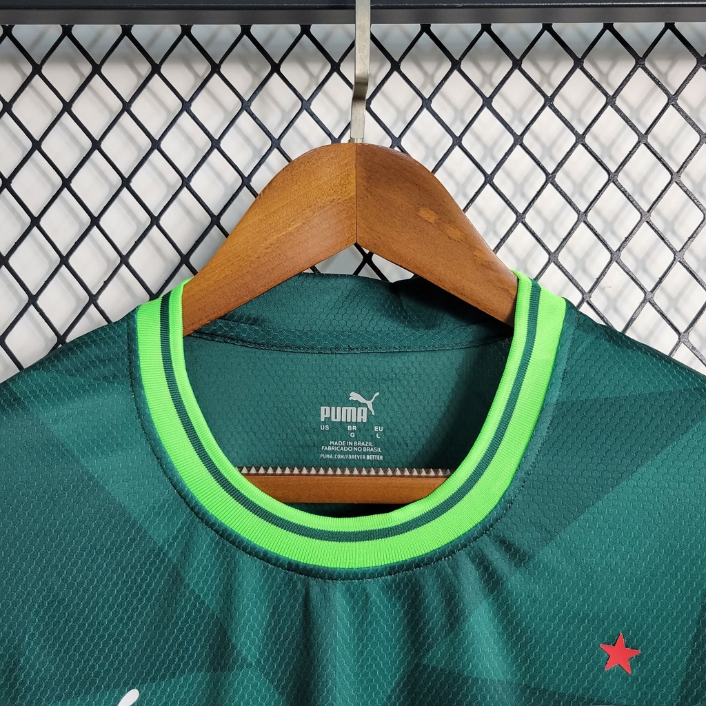 Camisa Palmeiras III 2023/24 - Torcedor Puma Masculina - Verde Limão